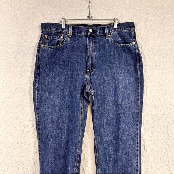 Levi's 550 Men's Jeans Size 38/30 Medium Blue Wash Straight Leg Cotton Classic - Picture 3 of 10